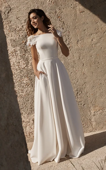 Simple Wedding Dresses With Sleeves | Long Sleeve Wedding Dresses - UCenter  Dress